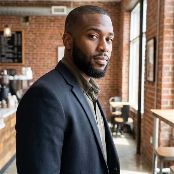 4 Guard Buzz Cut Black Male for a Sharp and Confident Style