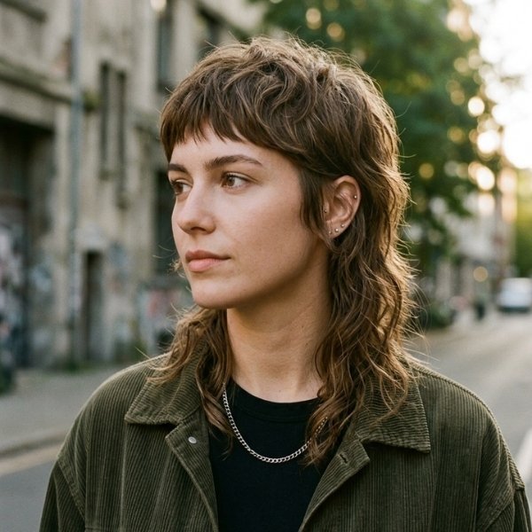 Layered Modern Mullet