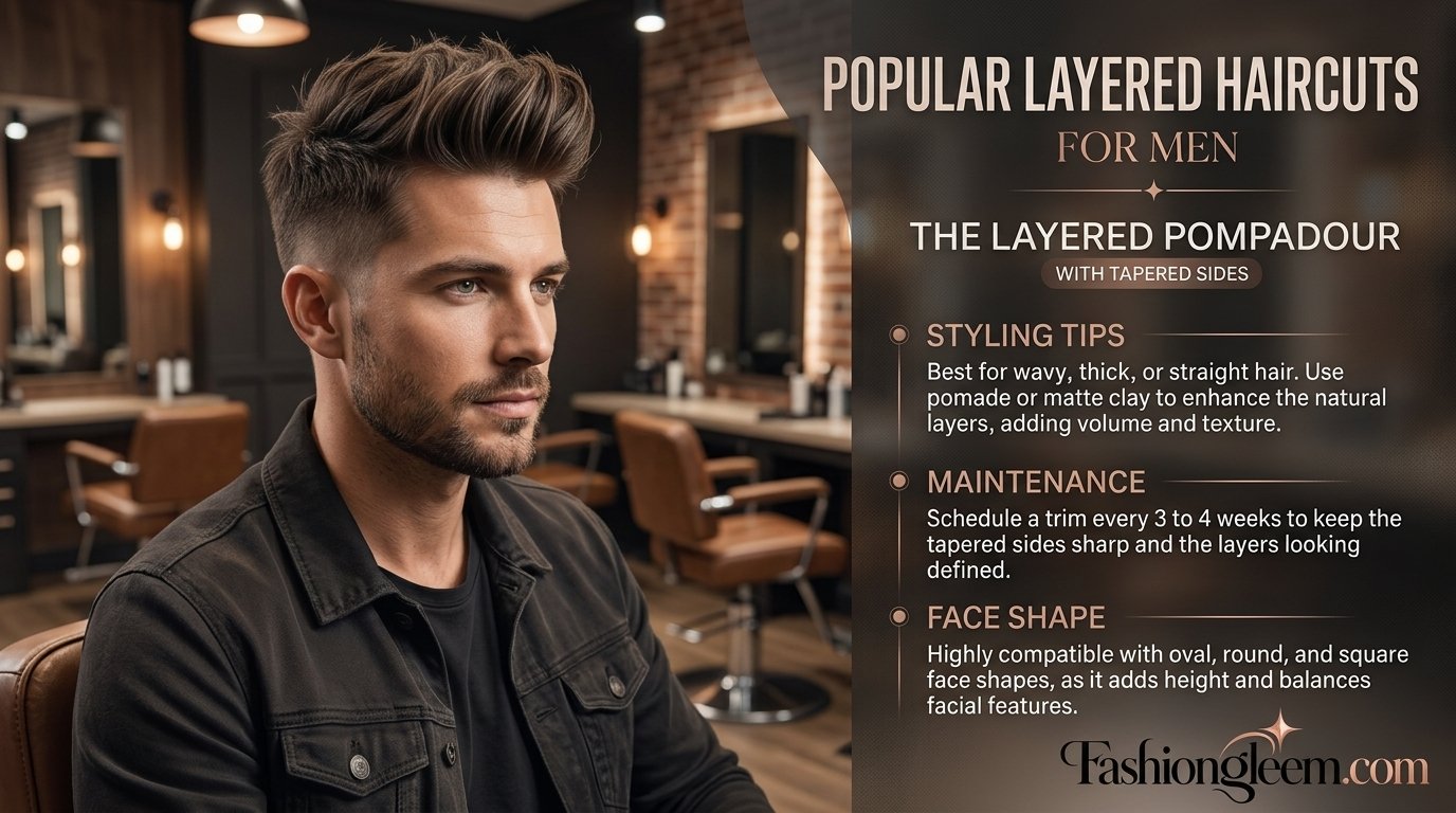 Popular Layered Haircuts for Men