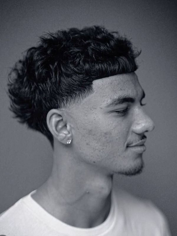 Edgar Low Taper Fade Straight Hair