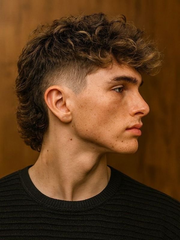 Classic Low Taper Fade Modern Mullet
