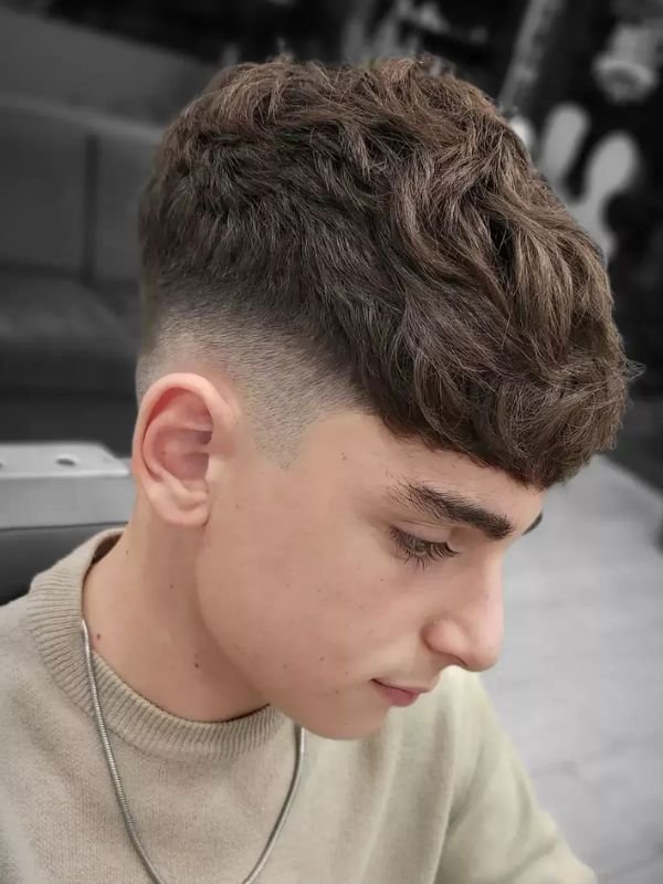 Blowout Low Taper Fade Straight Hair