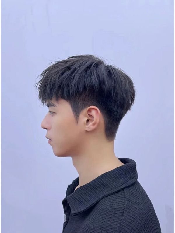 Korean Low Taper Fade Modern Mullet Haircut