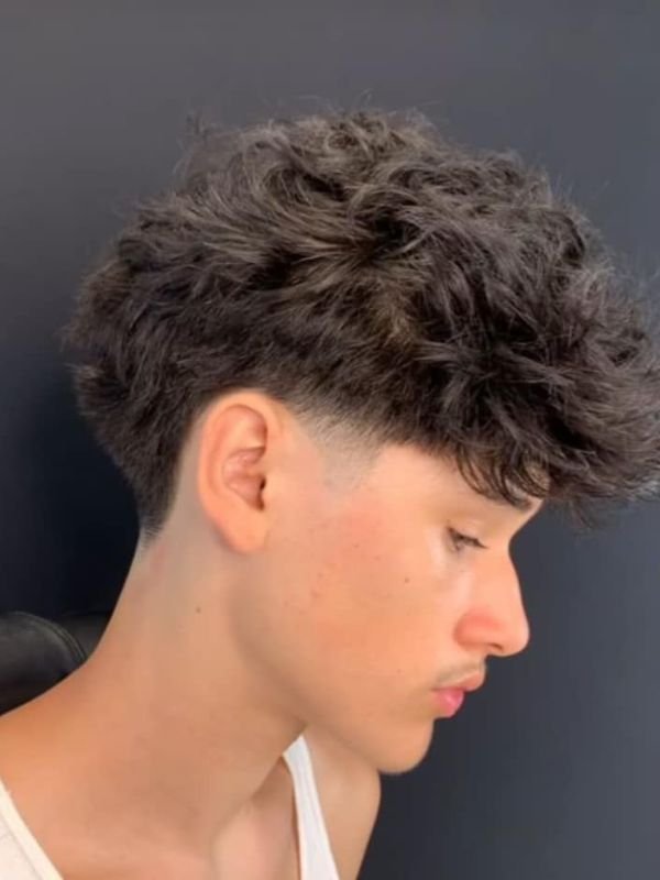 Blowout Low Taper Fade Straight Hair
