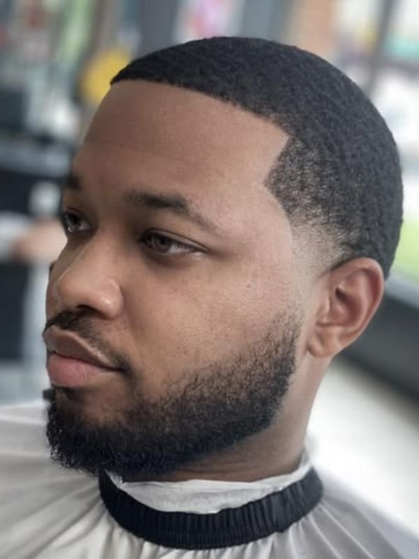 Buzz Cut Low Taper Fade Black Haircut