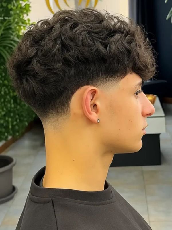 Classic Low Taper Fade Fluffy Hair