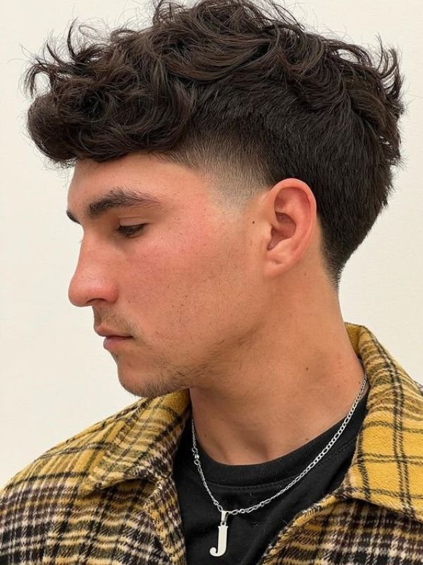 Clean Low Taper Fade Middle Part