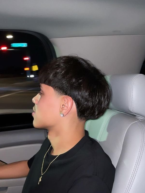 Edgar Low Taper Fade Black Haircut