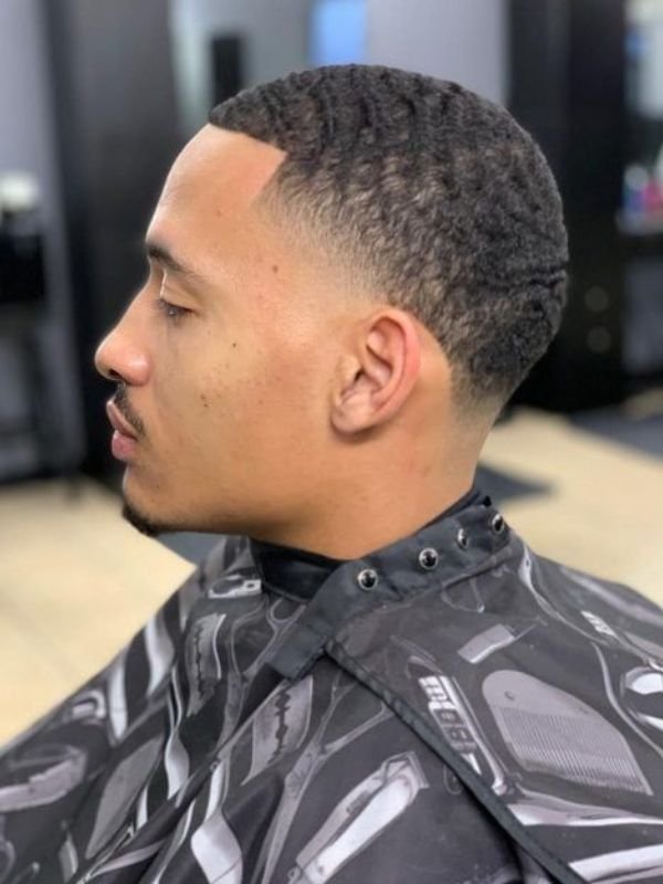 French Inspired Low Taper Fade Caesar Cut