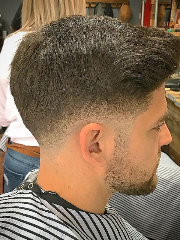 Long Top Low Taper Fade Fluffy Hair