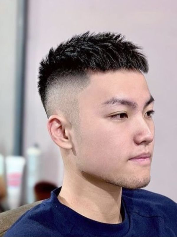 Low Taper Fade Asian Haircuts Comb Over