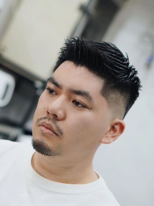Low Taper Fade Asian Haircuts French Crop