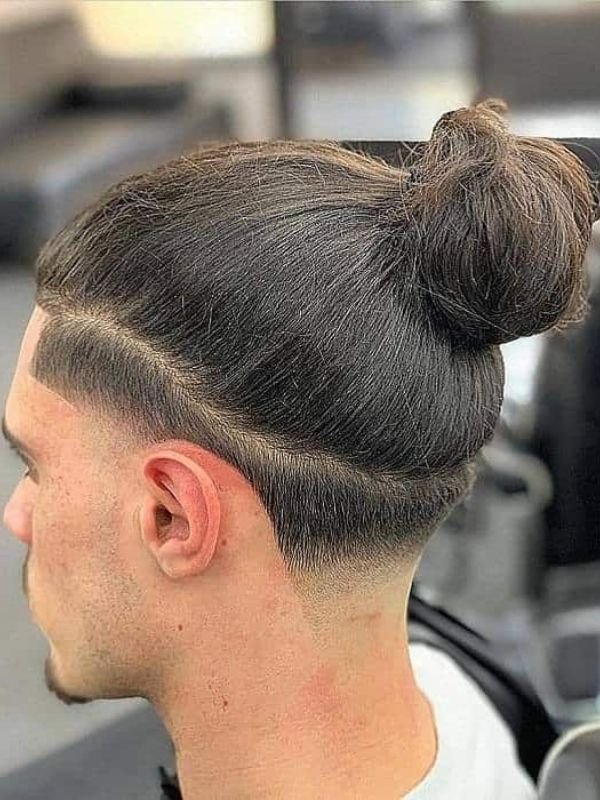 Low Taper Fade Asian Haircuts Long Hair