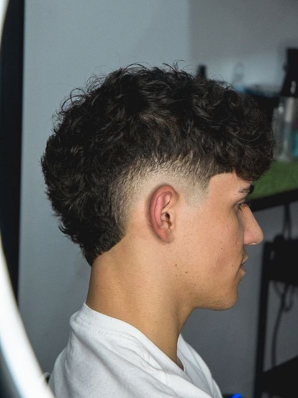 Low Taper Fade Burst Quiff