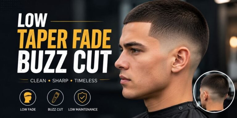 Low Taper Fade Buzz Cut