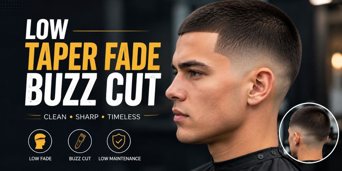 Low Taper Fade Buzz Cut