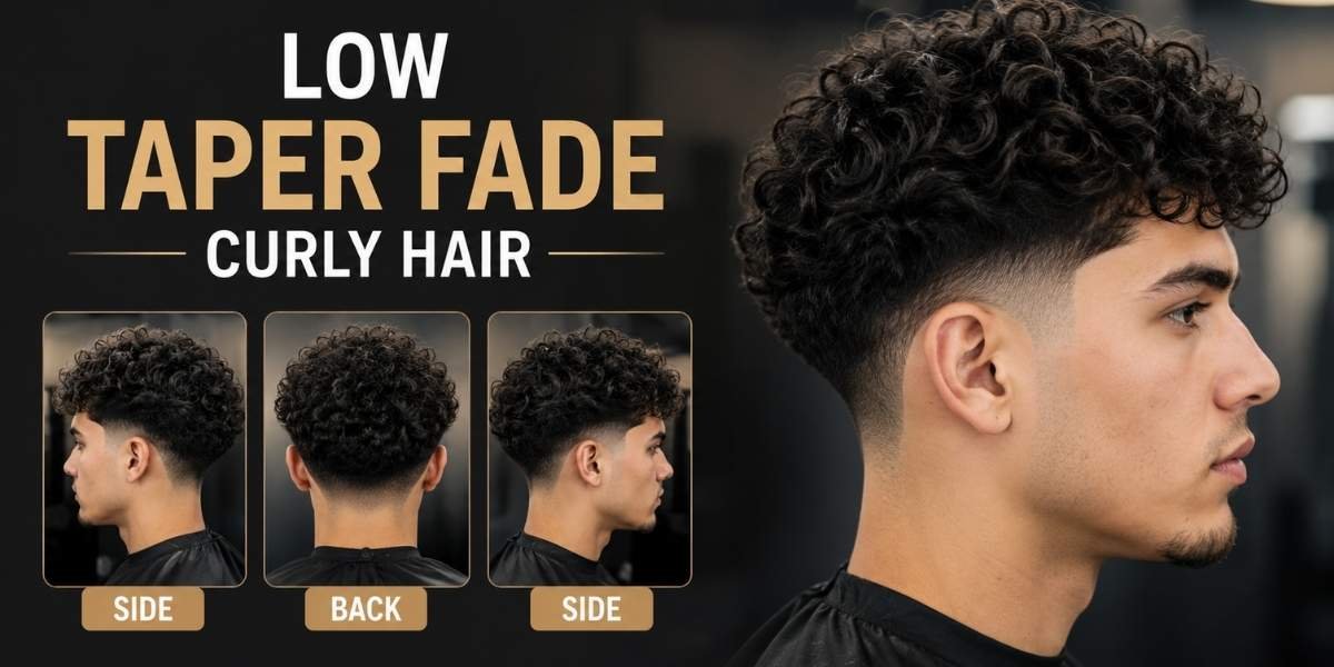 Low Taper Fade Curly Hair