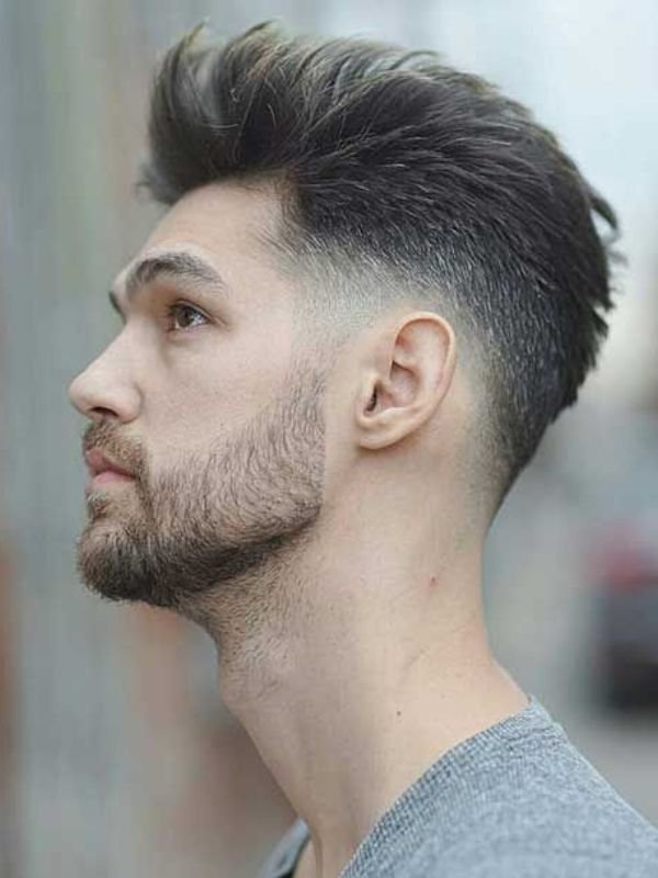 Low Taper Fade Drop Quiff