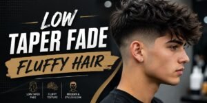 Low Taper Fade Fluffy Hair