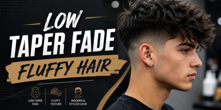 Low Taper Fade Fluffy Hair