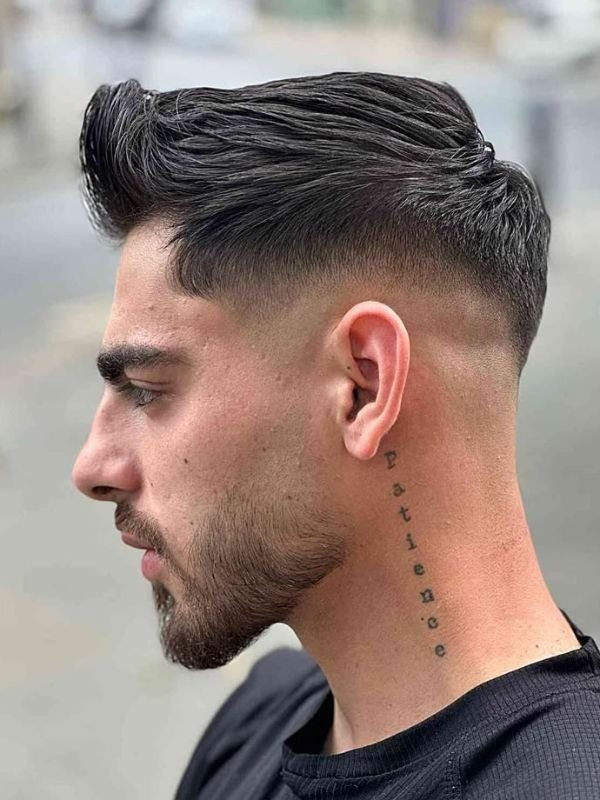 Low Taper Fade Forward Quiff