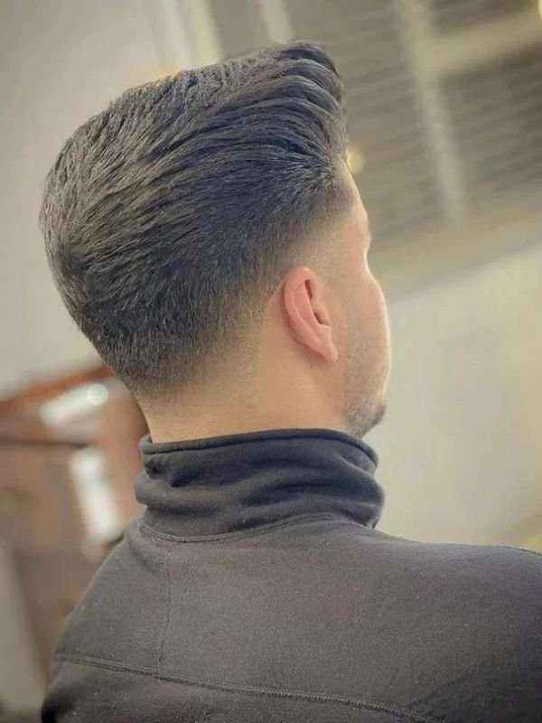 Low Taper Fade Loose Quiff
