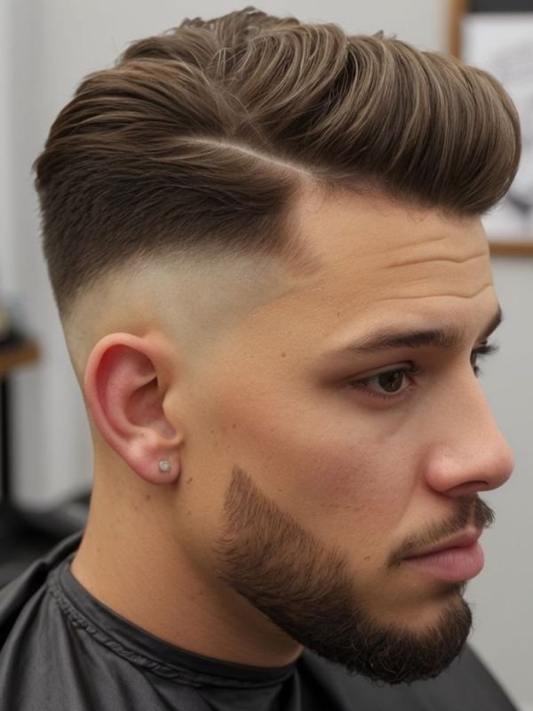 Low Taper Fade Textured Crop with Natural Texture