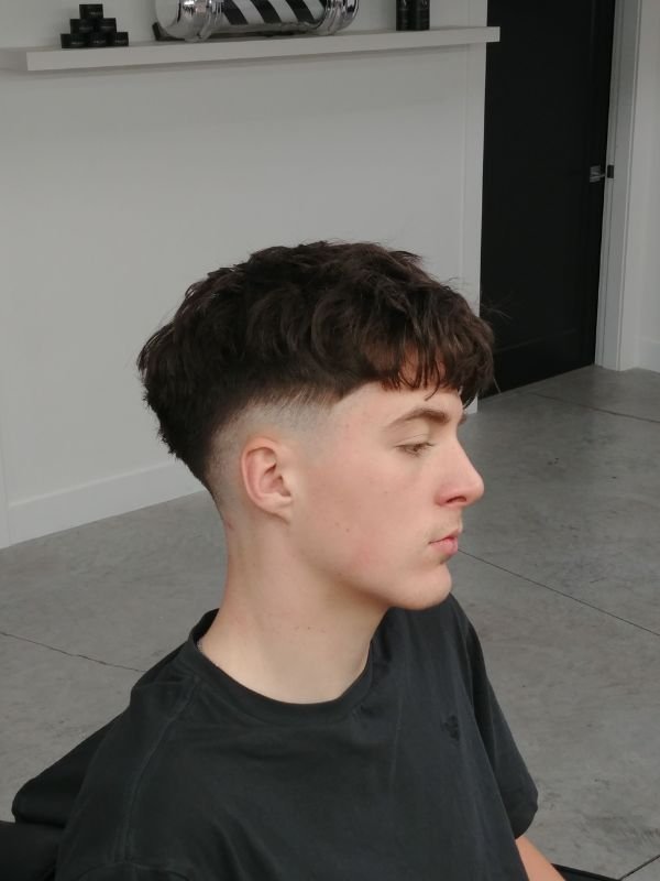 Low Taper Fade Textured Crop with Volume