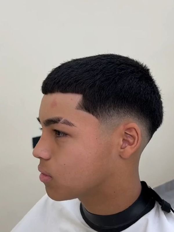 Modern Low Taper Fade Buzz Cut