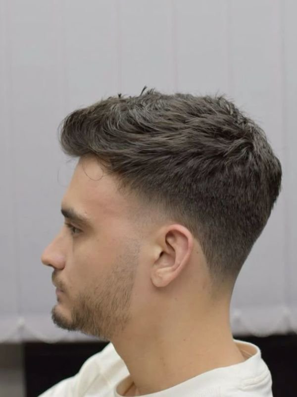 Professional Low Taper Fade Quiff Haircut