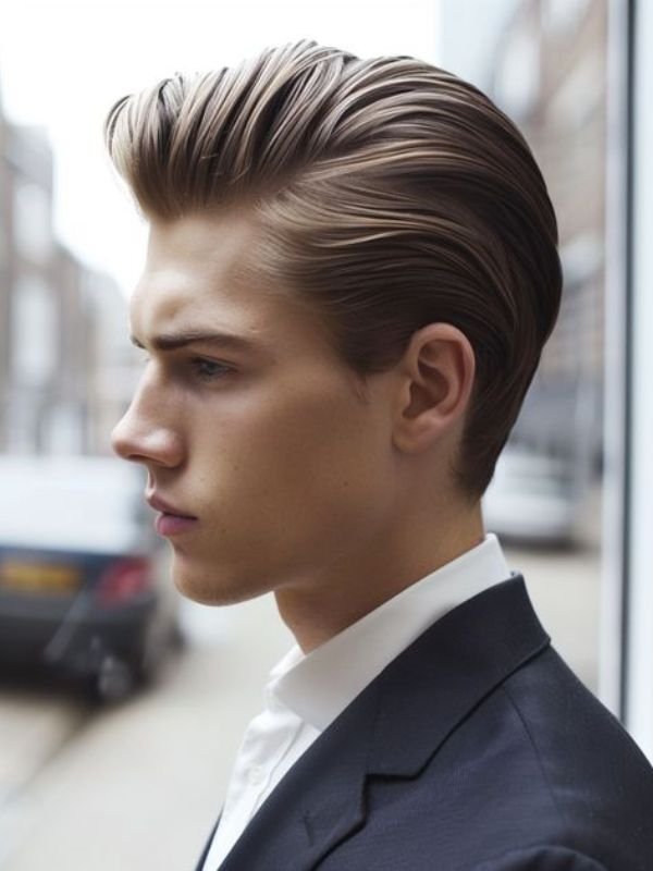Professional Low Taper Fade Side Part