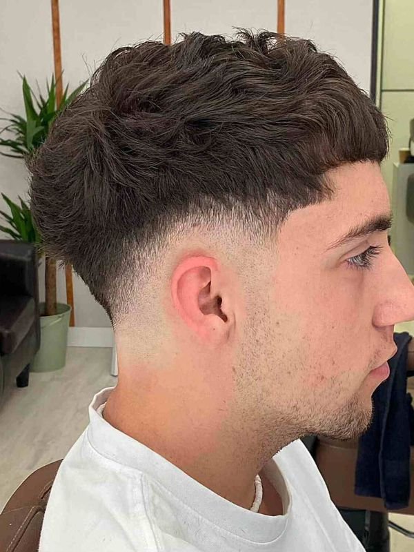 Short Low Taper Fade French Crop