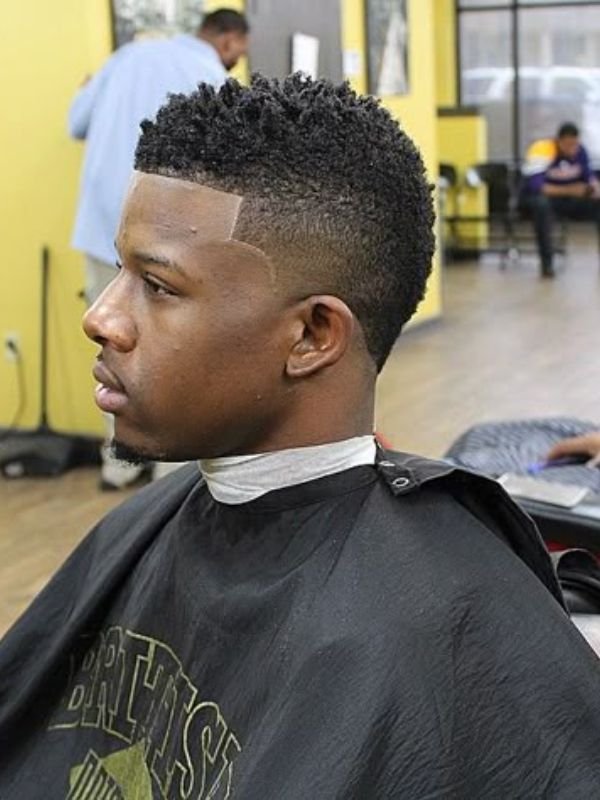 Temple Taper Low Taper Fade Black Haircut