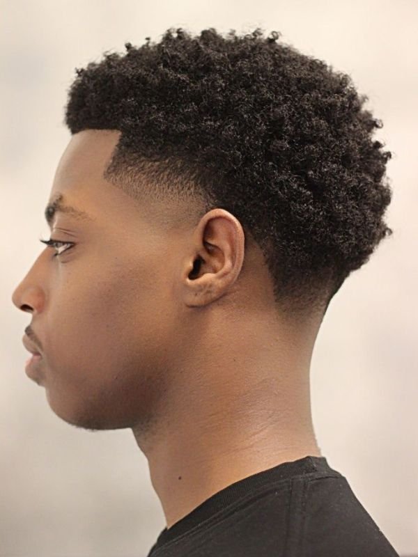 Thick Hair Low Taper Fade Black Haircut