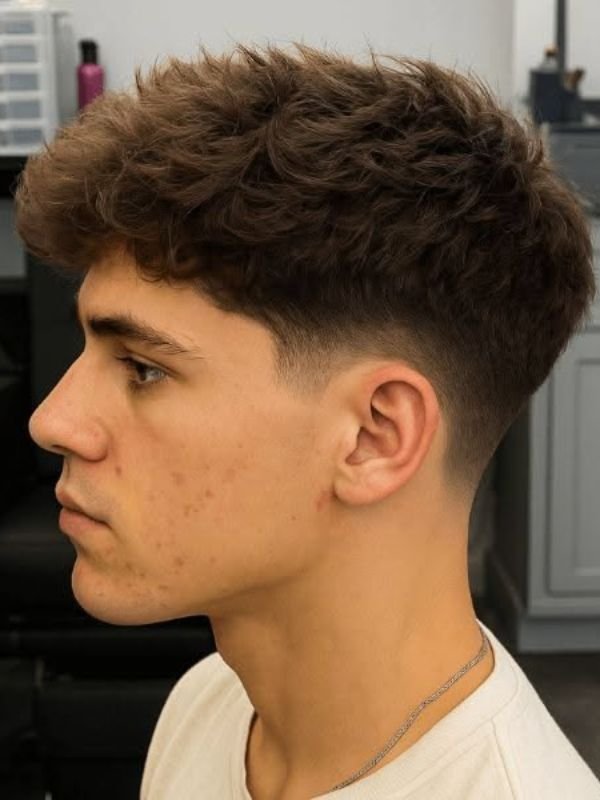 Thin Hair Low Taper Fade Quiff