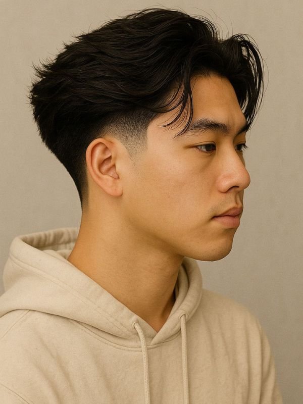 Trending Low Taper Fade Side Part Hairstyle