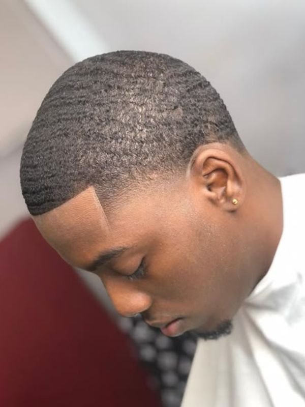 Waves Low Taper Fade Black Haircut