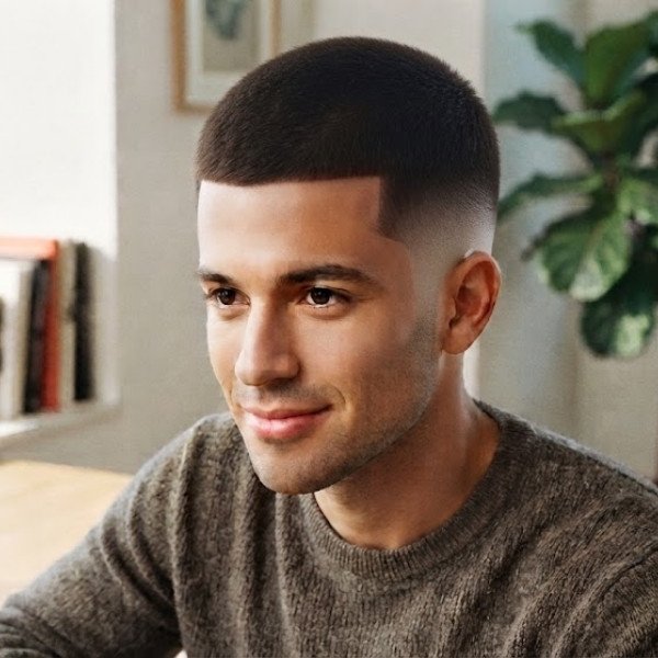 12 Guard Buzz Cut High Taper for a Bold Appearance