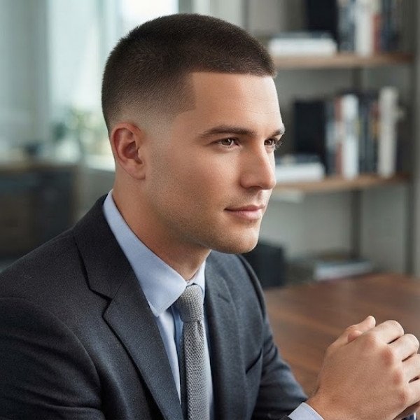 12 Guard Buzz Cut Low Taper For a Professional Appearance