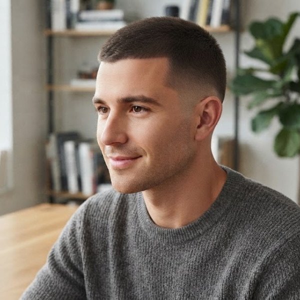 12 Guard Buzz Cut with Taper for Everyday Style