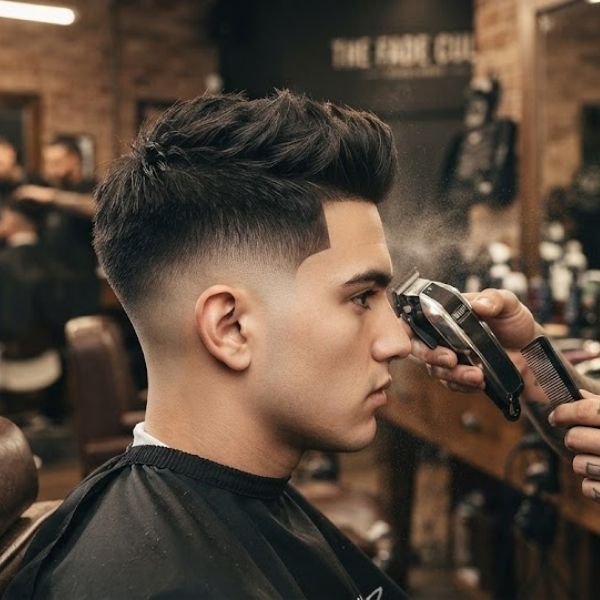 Brush Up Burst Fade Taper