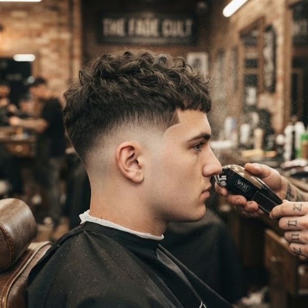French Crop Burst Fade Taper