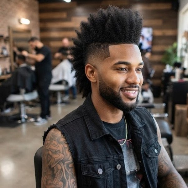 _Long Burst Fade Mohawk