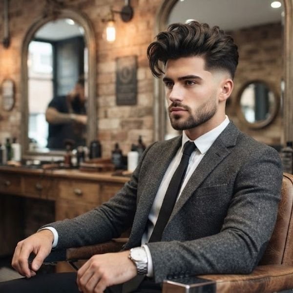 Long Quiff Fade