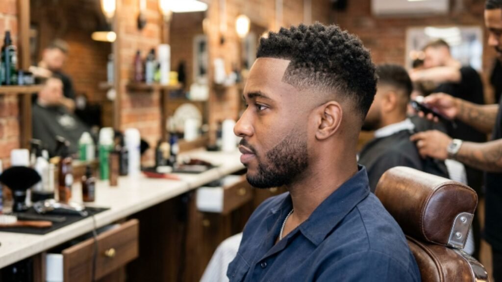 Mid Drop Fade