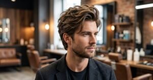 layered haircut men