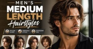 mens medium length hairstyles