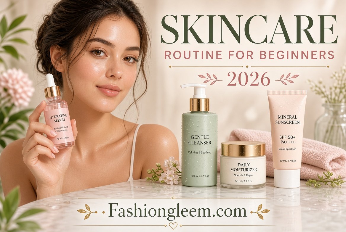 Skincare Routine for Beginners: A Simple Step-by-Step Guide to Healthy, Glowing Skin 2026