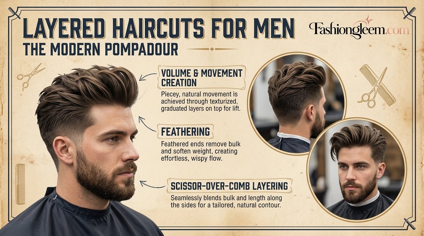 Layered Haircuts for Men