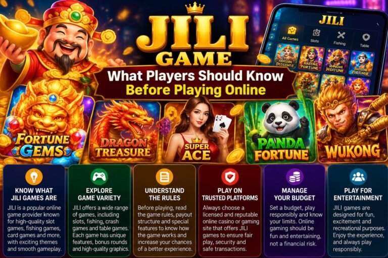 JILI Game: What Players Should Know Before Playing Online